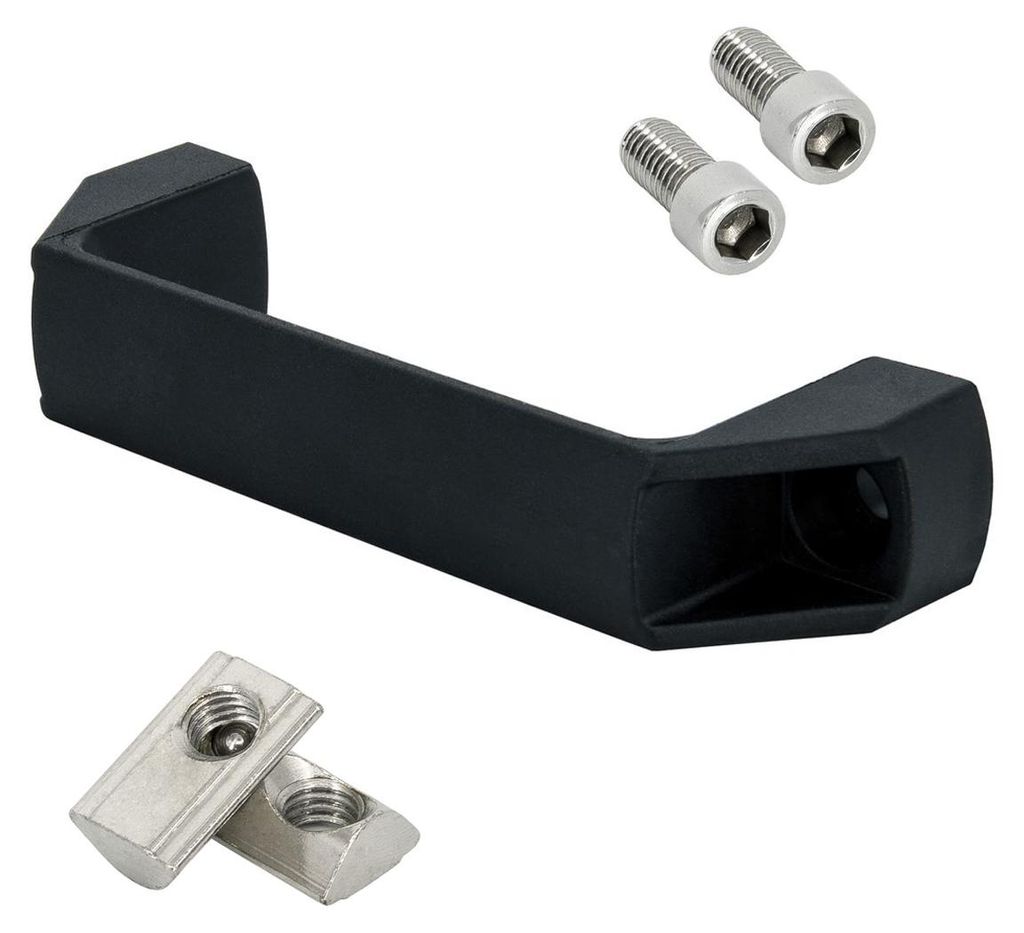 SCHMIDT systemprofile 4x Bügelgriff Nut 8 138x25x40mm Produktbild 
