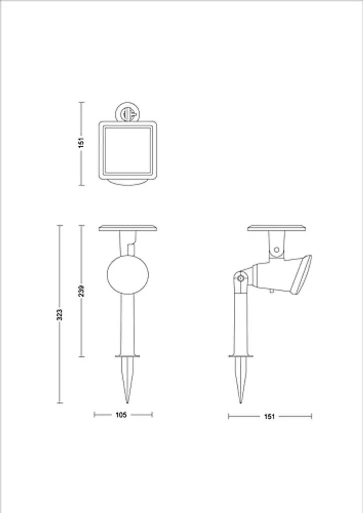Philips JIVIX Faretto LED Solare 1.4W: Design Nero e Luce Calda 2700K - 6