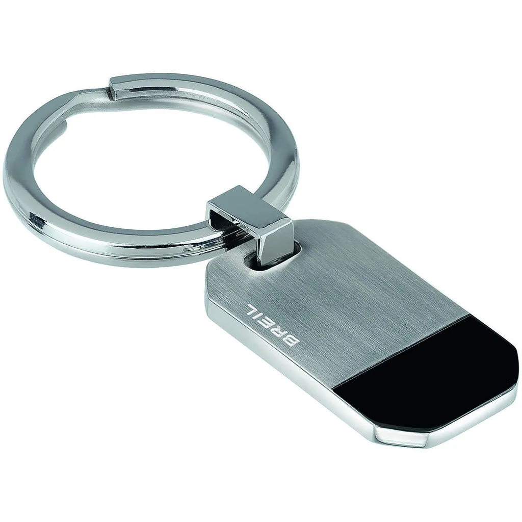 Accessoire de mode homme : Porte-clés Breil Collection acier argenté