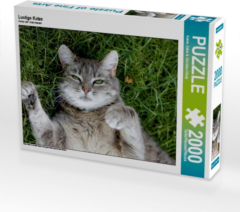 Calvendo Lustige Katze 2000 Teile Puzzle quer 900x670mm, Zeller & Christian Kiedy Katri; 7455732