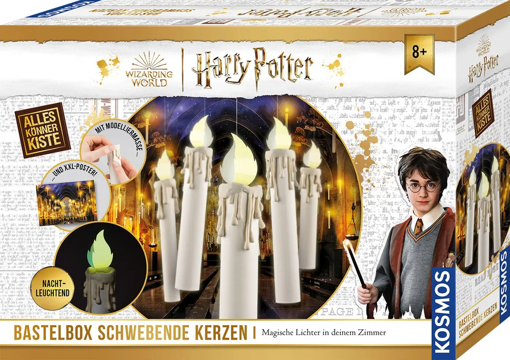KOSMOS 604646 Kit Artigianale Harry Potter - Candele Fotoluminescenti