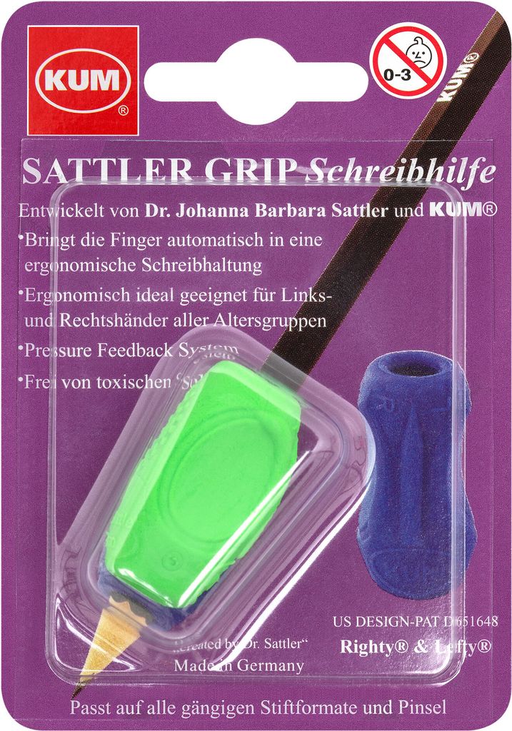 KUM 406.00.22 Ausilio per la scrittura Sattler Grip - Immagine del prodotto 