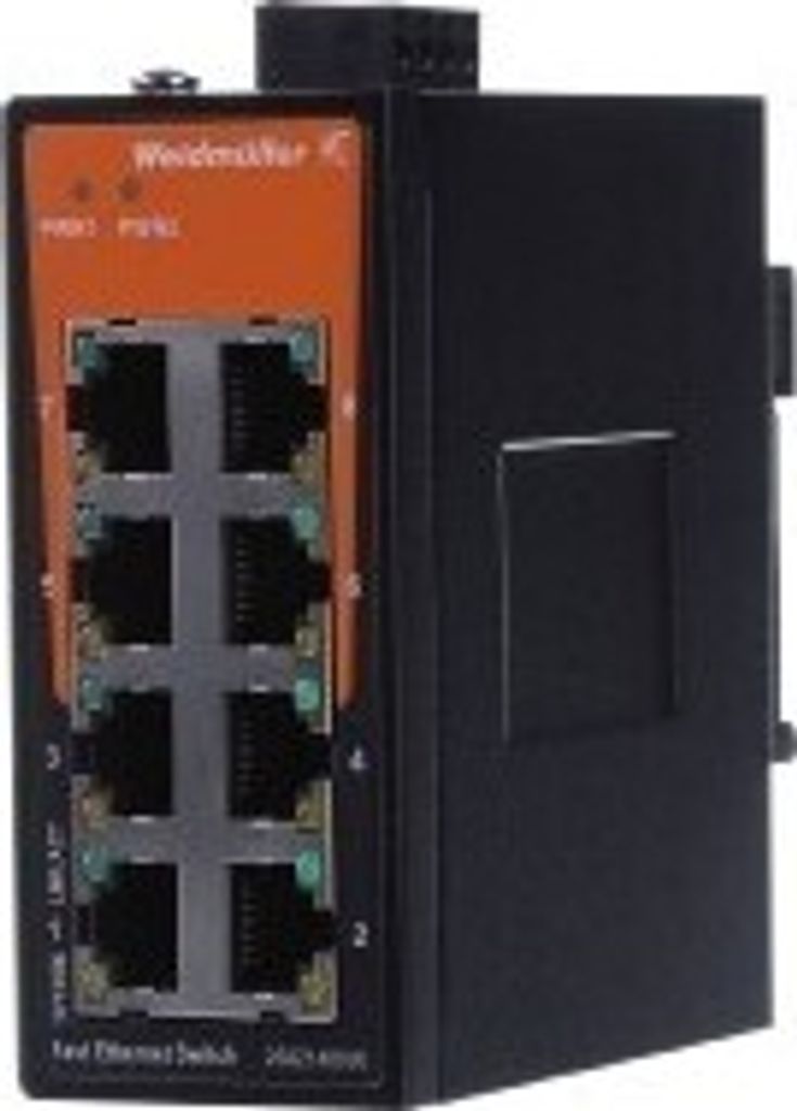 Weidmüller WEI IE-SW-EL08-8TX Netzwerk Switch unmanaged Fast Ethernet Anzahl Ports 8x - Switch - 8-Port