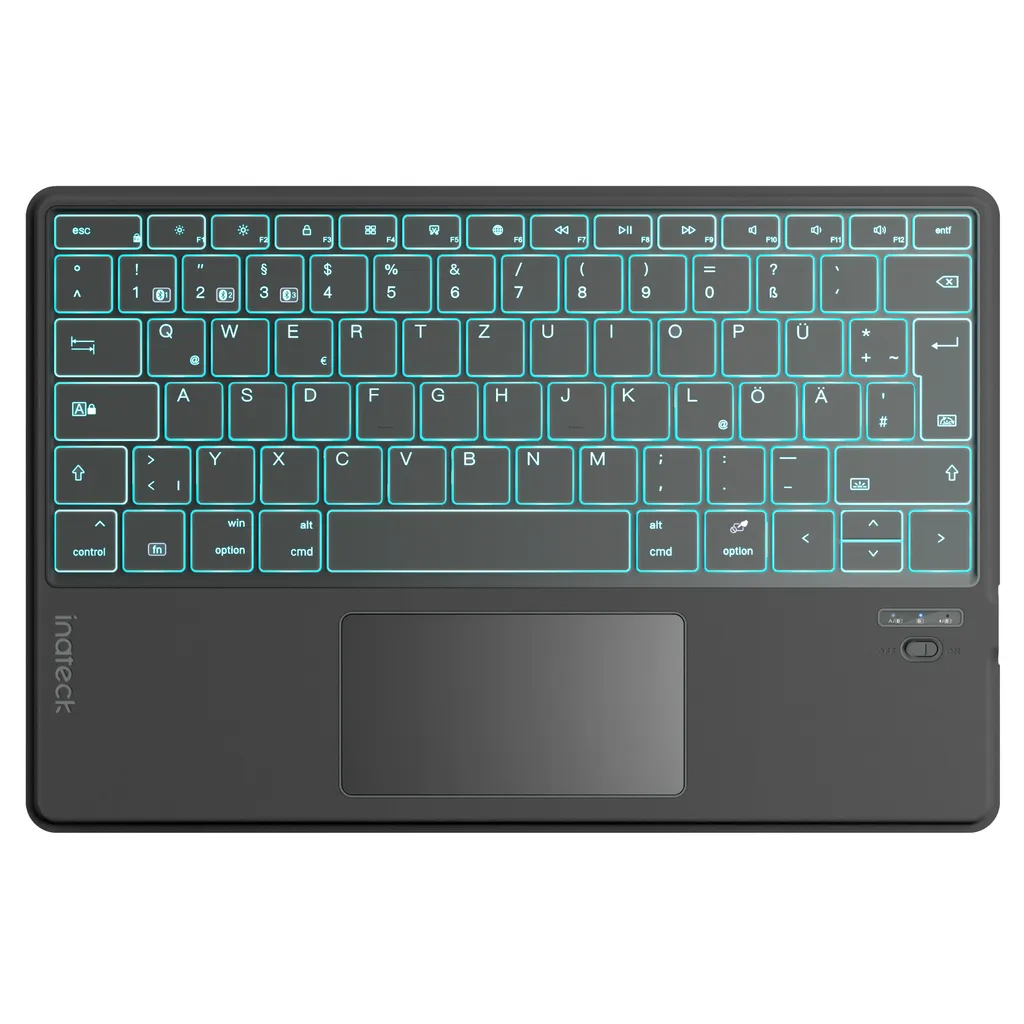 Inateck KB01104 Gris : Clavier Bluetooth AZERTY pour Tablette iPad