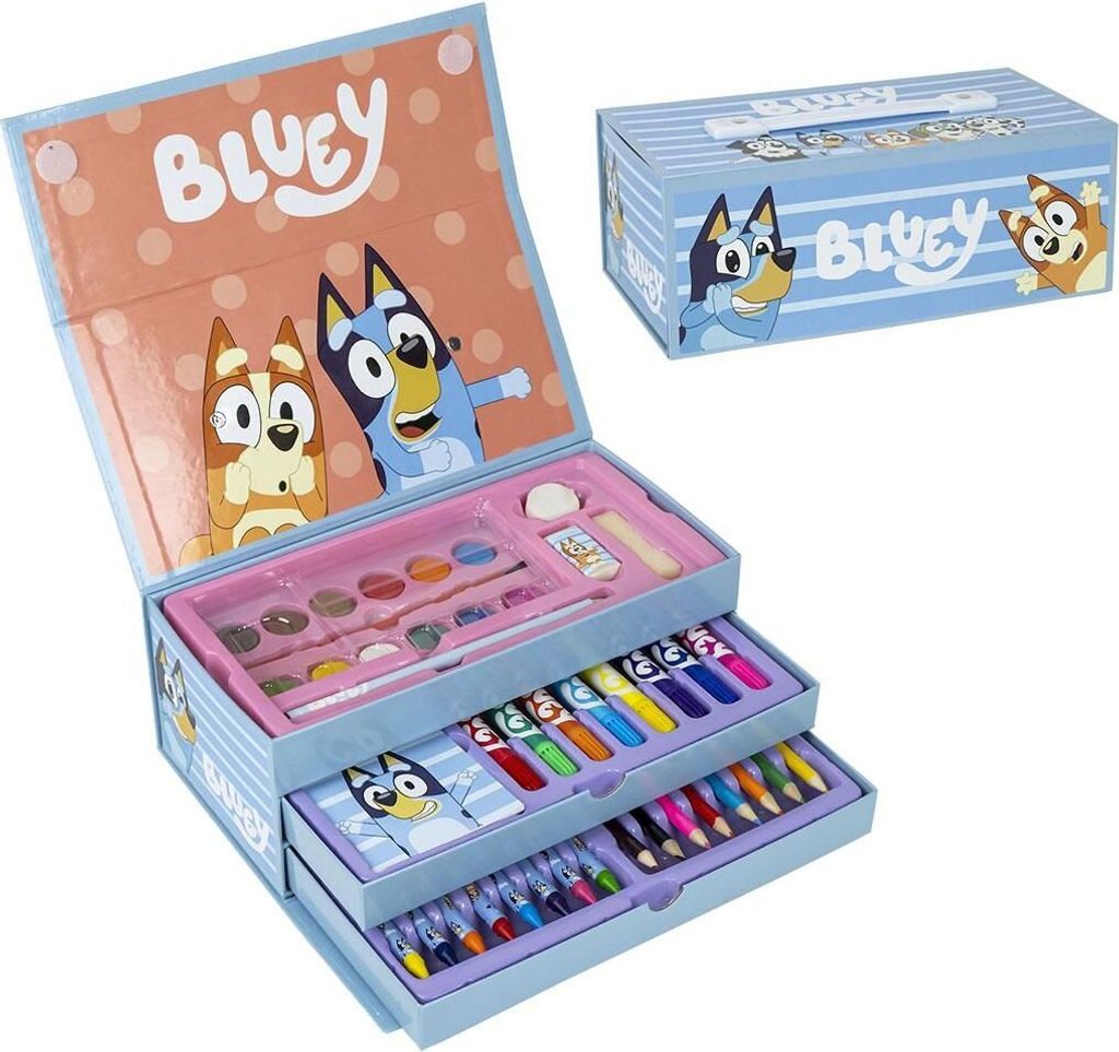 Kreatywny zestaw w walizce Bluey Zdjęcie produktu 
