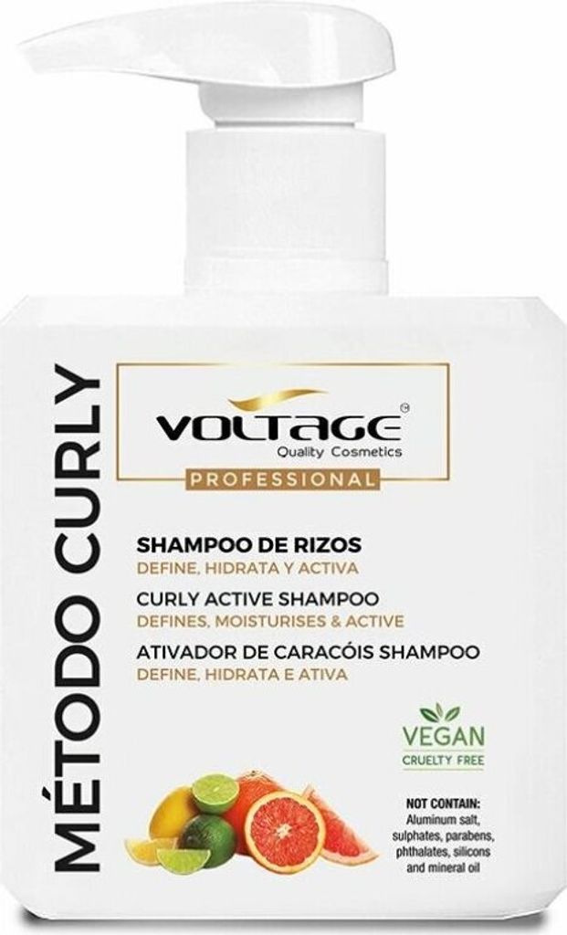 Voltage Cosmetics Rizos Metodo Curly Champú 500ml