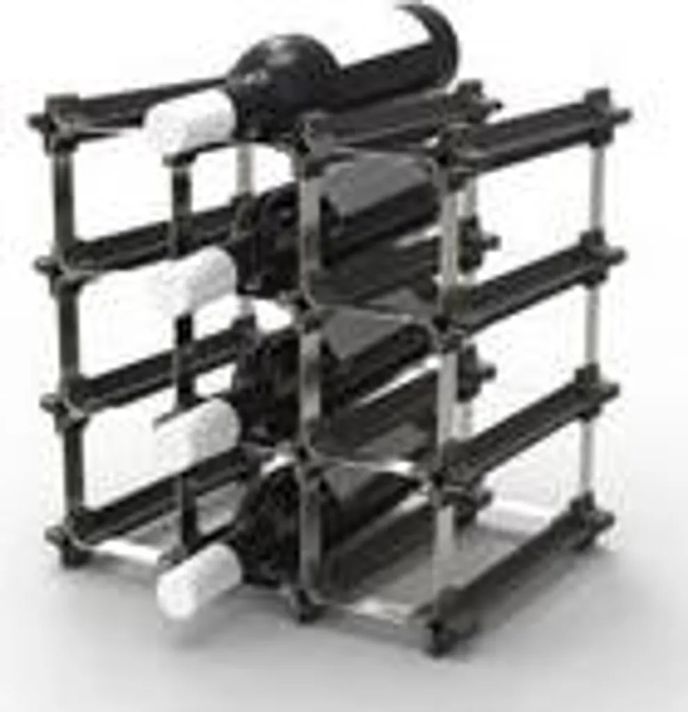 NOOK Casier à Vin Empilable 14 Bouteilles - Système Modulaire Robuste