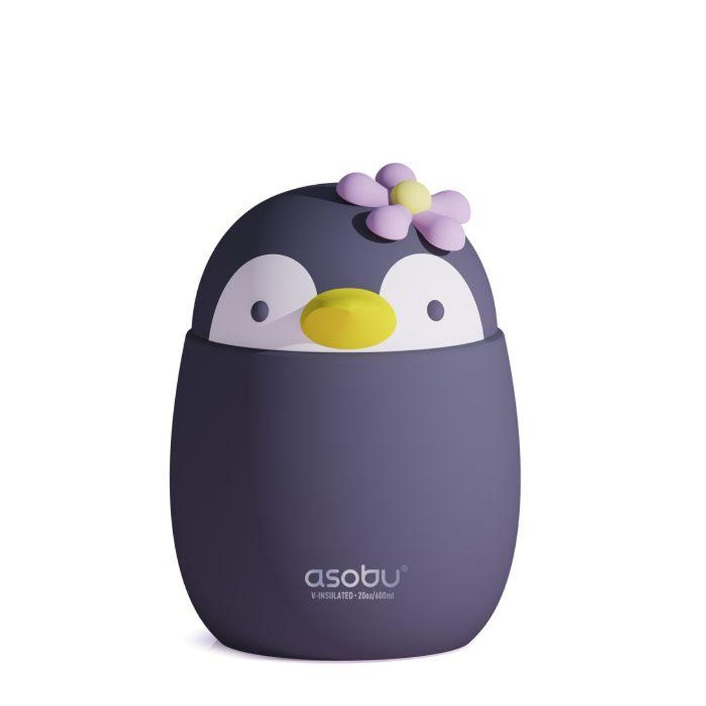 Beste-Freundin-Lunchbox – Pinguinförmiger Silikon-Lunchbehälter