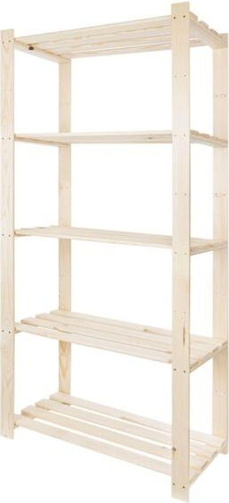 STOLMAK Libreria Scaffale in Legno di Pino Massello Immagine del prodotto 