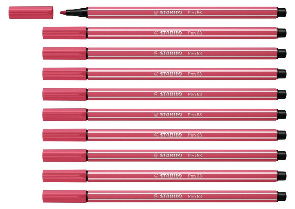 STABILO Filzstift Pen 68 10er Set verschiedene Farben