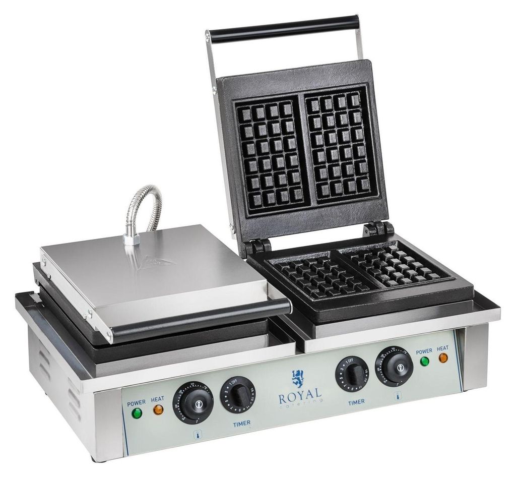 Expondo Royal Catering Waffeleisen - 2 x 2.000 Watt - Produktbild 