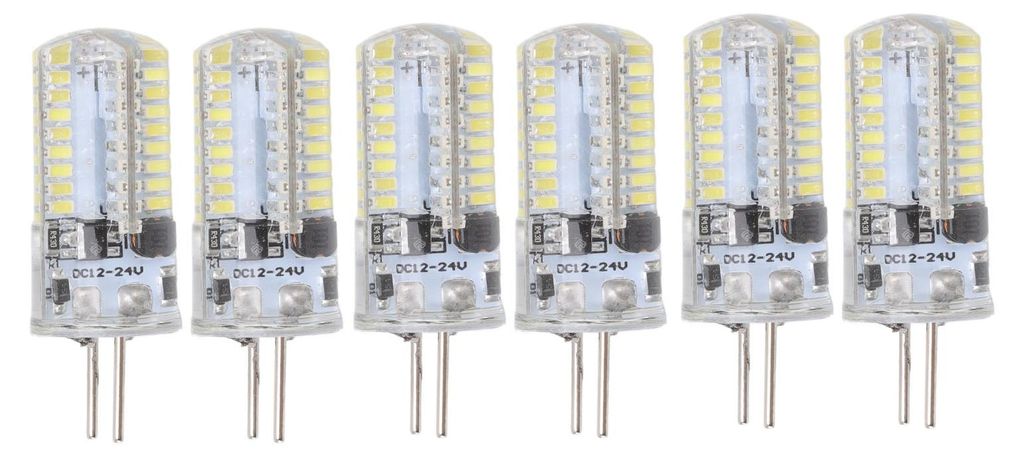 6 Stück GY6.35 LED-Lampen 5 W AC 12 V Warmweiß 2700 bis 3000 K 6000 6500 K 500 LM 72 LED-Licht für Home Office Pure