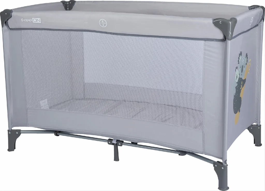 Lit de Voyage Compact FreeOn Gris Love Koala : Sommeil Sûr Partout