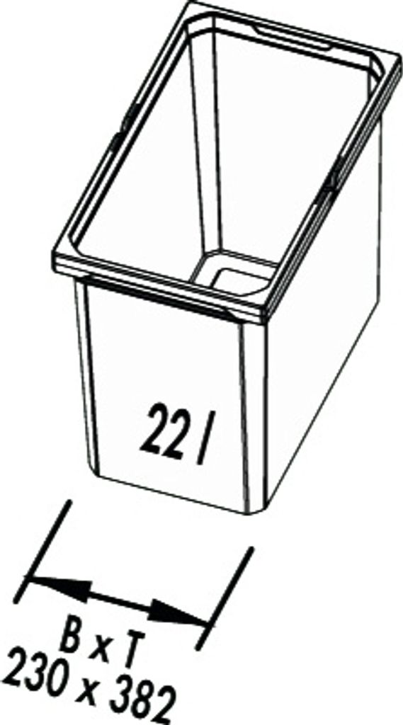 Deckel Für FRANKE CUBE/TROLLEY 14l - Grün