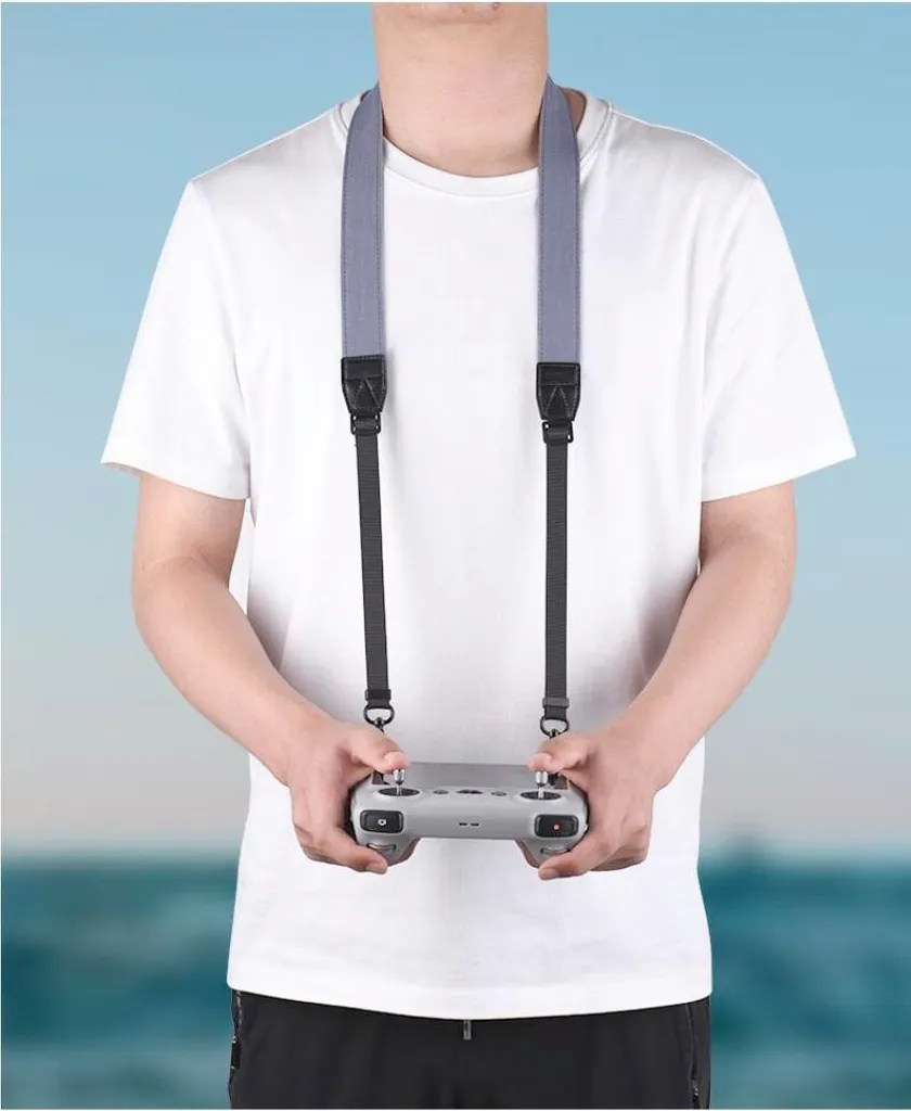 Support de Sangle DJI RC Mini 3 Pro en Aluminium Bleu Marine Robuste - 5