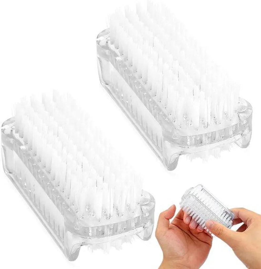 Brosse à main pour manucure et nettoyage des ongles après le travail