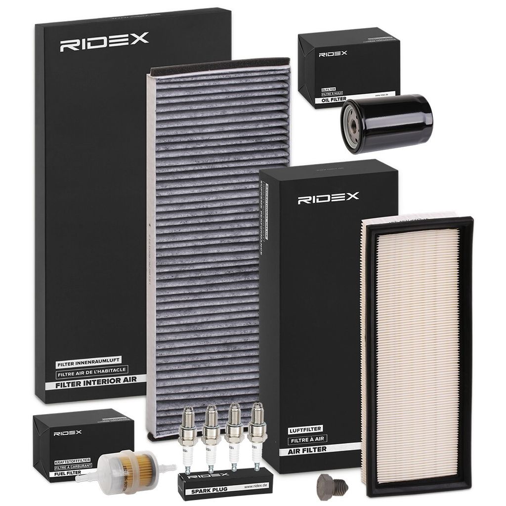 RIDEX Inspektionspaket Filterset für AUDI 80 (89, 89Q, 8A, B3)
