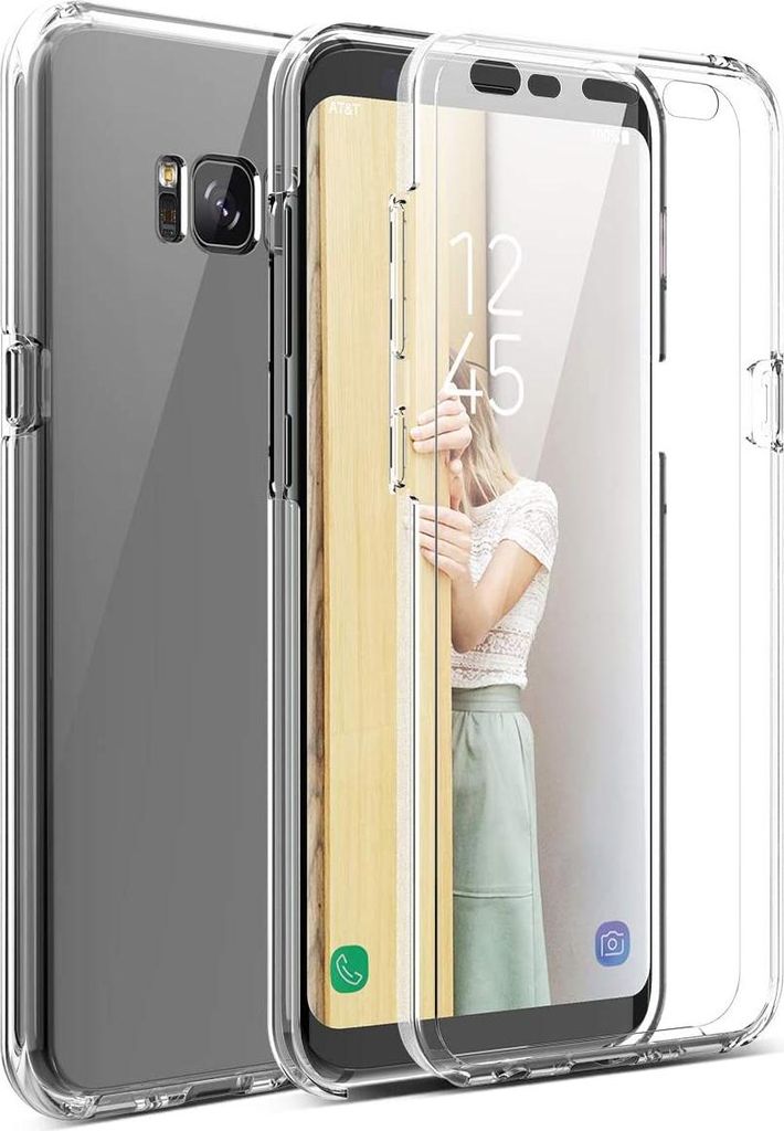 Full Cover Für Samsung Galaxy S8 Plus Silikon 6,2" TPU 360° Produktbild 