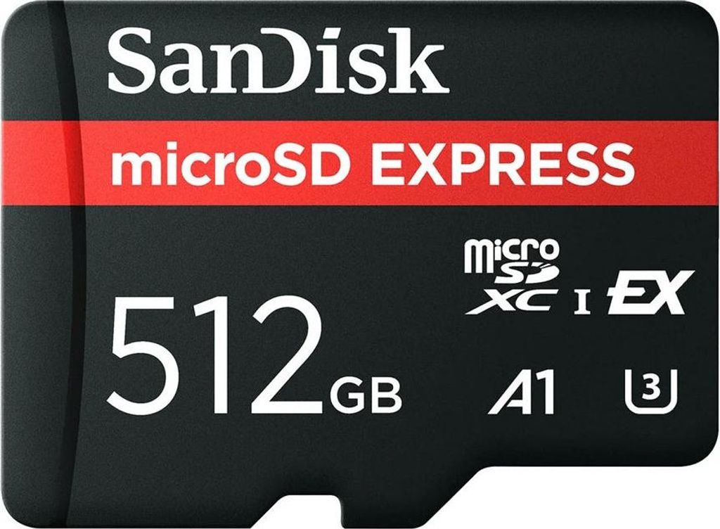 SANDISK MicroSD-Karte Express 512 GB 880 MB/s U3 C10