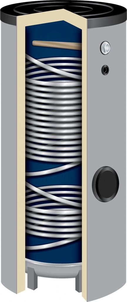 500 Liter Hochleistungs-Solarspeicher SWP2-500 Wärmepumpenspeicher Isoliert 50 mm