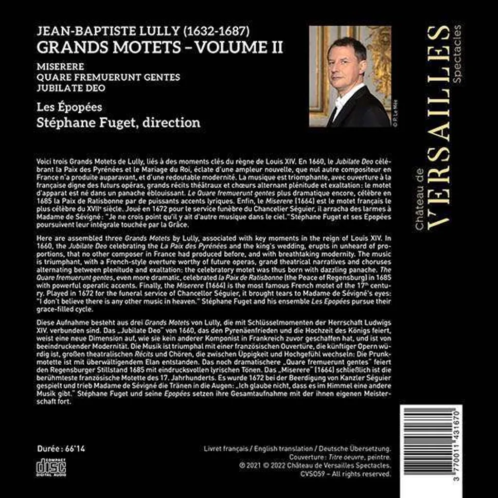 Complétez votre Collection : Grands Motets Vol. 2, l'Édition de Référence