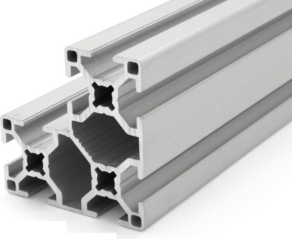 Länge 1280mm - Aluminiumprofil 30x60x60L B-Typ Nut 8 (leicht), silber eloxiert. Aluminium Profil 30x60x60 Alu Profil 30 x 60 x 60 Montage- Systemp...