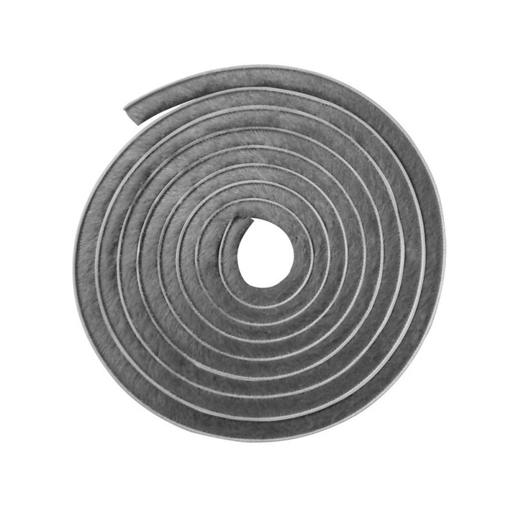 Staubschutzbürste, 24 mm Borsten, 5,5 m, grau