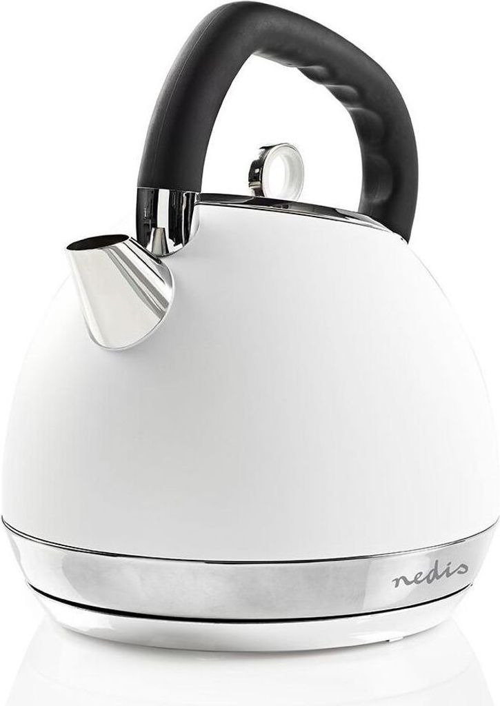 Nedis Wasserkocher - 1.8 l - Soft-Touch - Weiss - Um 360 Produktbild
