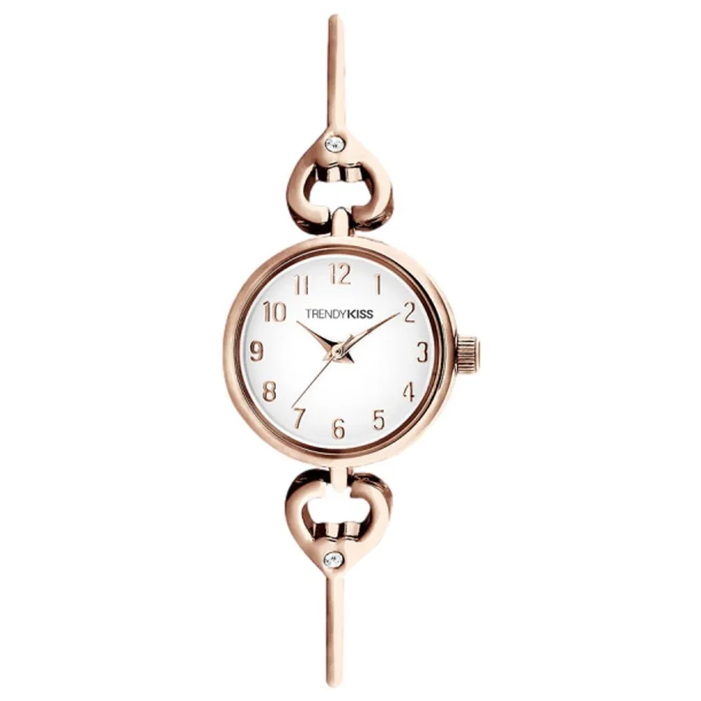 Montre Femme Quartz Astrid Argentée Trendy Kiss TM10170-01 en Acier Pur