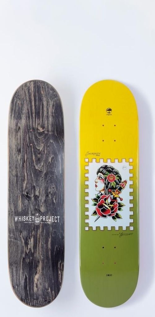 Arbor Skateboard Deck Shuriken Getzlaff 8.5