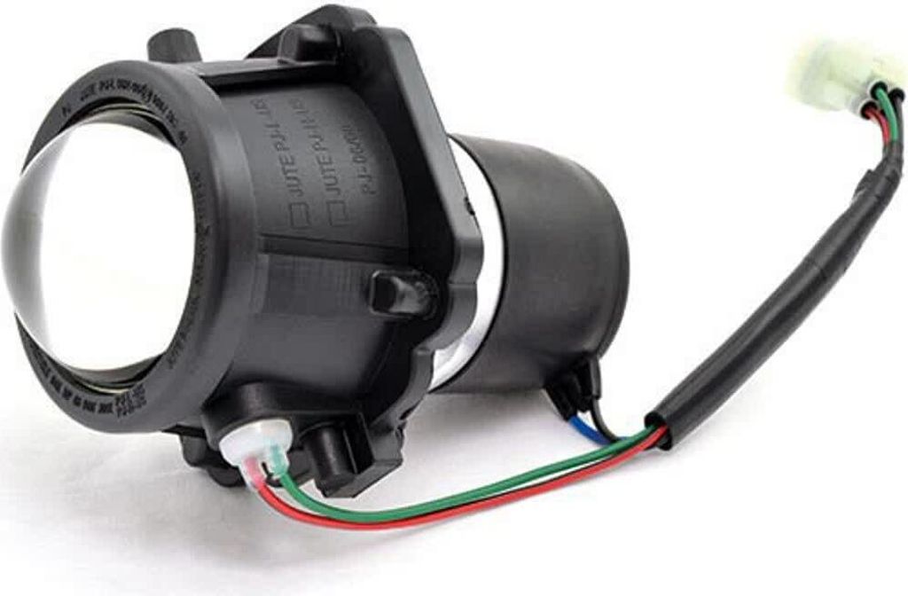 Schwarzes Frontscheinwerfer Sgr Fernlicht für Malaguti F12 MAX 125/200/250/DERBI