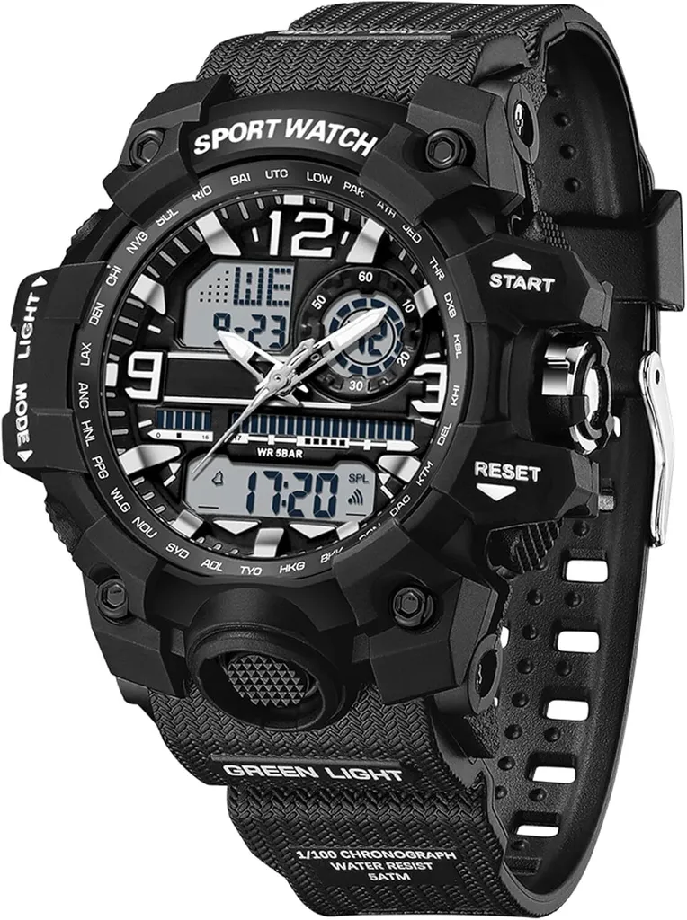 Orologio Sportivo Bianco Donna Digitale 5 ATM per Ragazze - Acquista Online