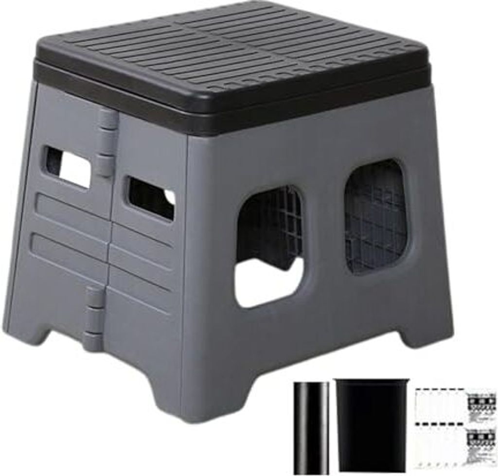 Reisetöpfchen, faltbare Camp -Toilette, tragbare Badezimmerlösung, leichte hygienische kompakt