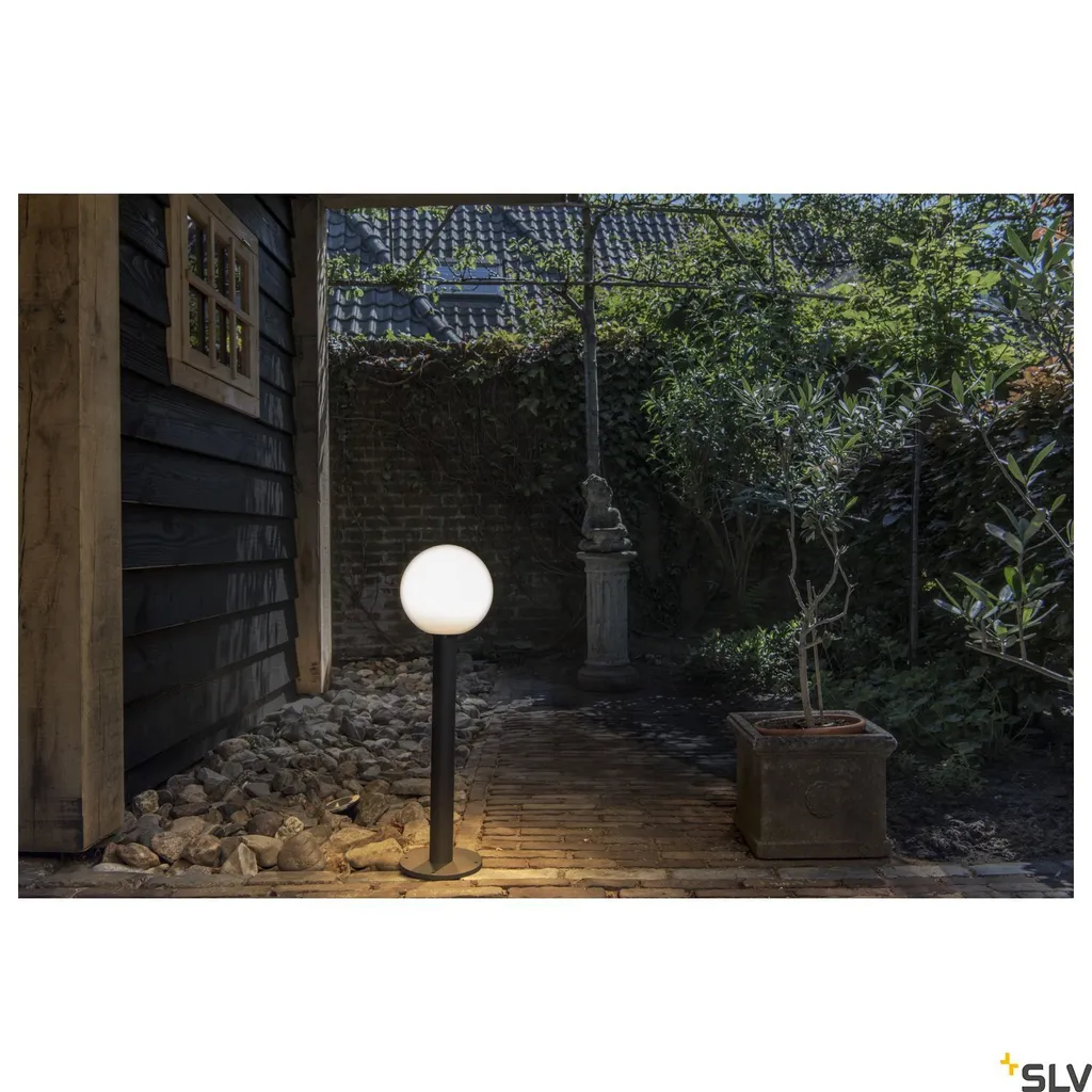 Lampe Extérieure Design Anthracite Gloo Pure 70 Verre Ø20 cm IP44 E27