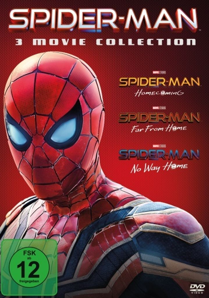 Spider-Man: Homecoming, Far From Home, No Way Home (3 DVDs) Obrázok produktu 