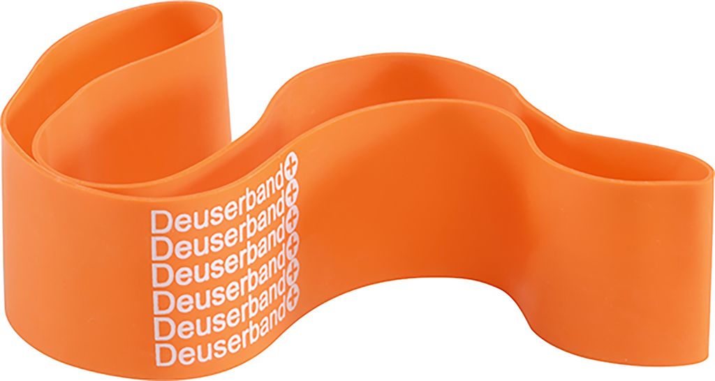Deuser Fitnessband plus Stärke leicht Trainingsband Farbe orange