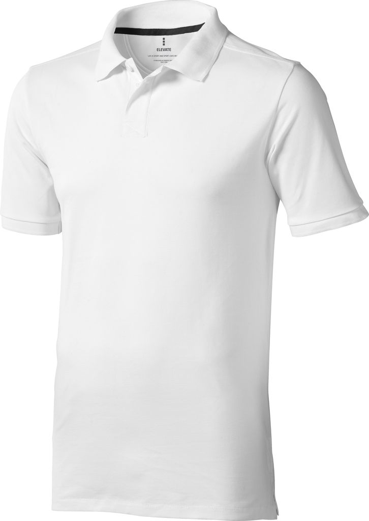 Elevate Herren Poloshirt Calgary, kurzärmlig (2 Stück/Packung) PF2498 (XS) (Weiß)