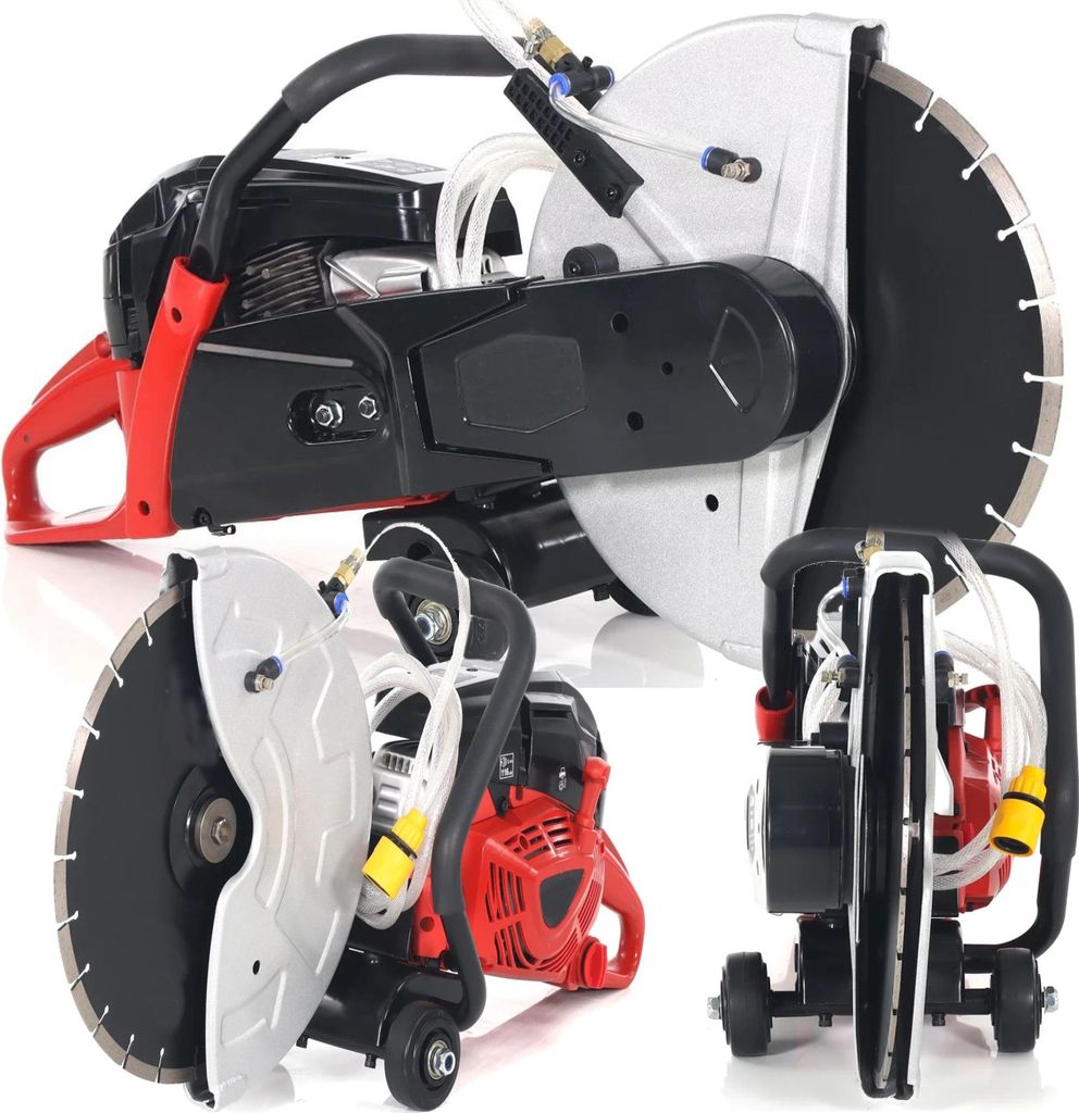 KRAFT&DELE | Betonsäge Elektrische Steinsäge, 2.4kW, 300mm, Steinschneidemaschine, 255 mm, Scheibendurchmesser Sägeblatt Premium Diamantblatt, s...