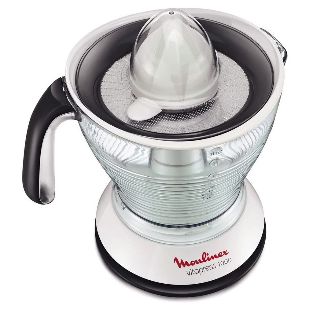 Moulinex Vitapress 1000 PC302b10 Zitruspresse XXL mit 1L Kapazit‰t Zitronenpresse mit Metallfilter