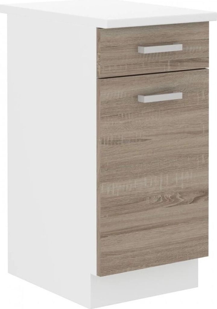 Kuchyňská skříňka s šuplíkem DAGA - šířka 40 cm, dub lanýž Obrázek produktu 
