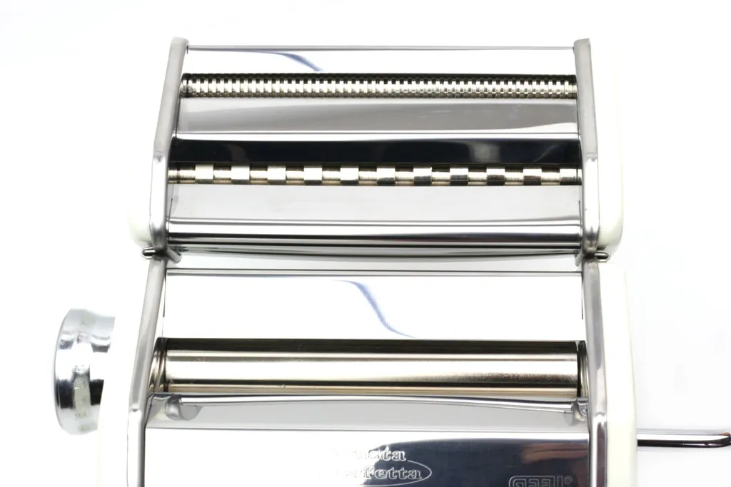 Machine à pâtes en acier PASTA PERFETTA avec rouleaux réglables blanc - 9