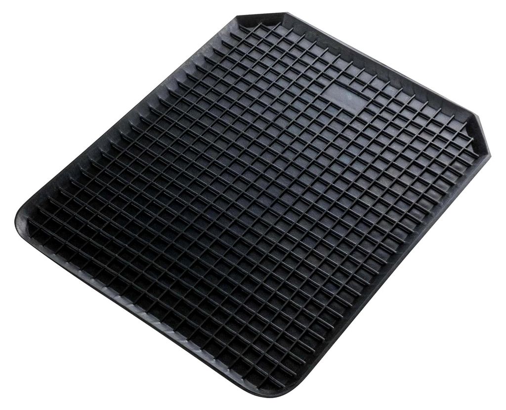 Zuschneidbare Antirutschmatte 53x41 cm, Gummimatte für Auto, Garage und Haushalt, rutschfeste Gummifussmatte, Antirutschmatte in Schwarz