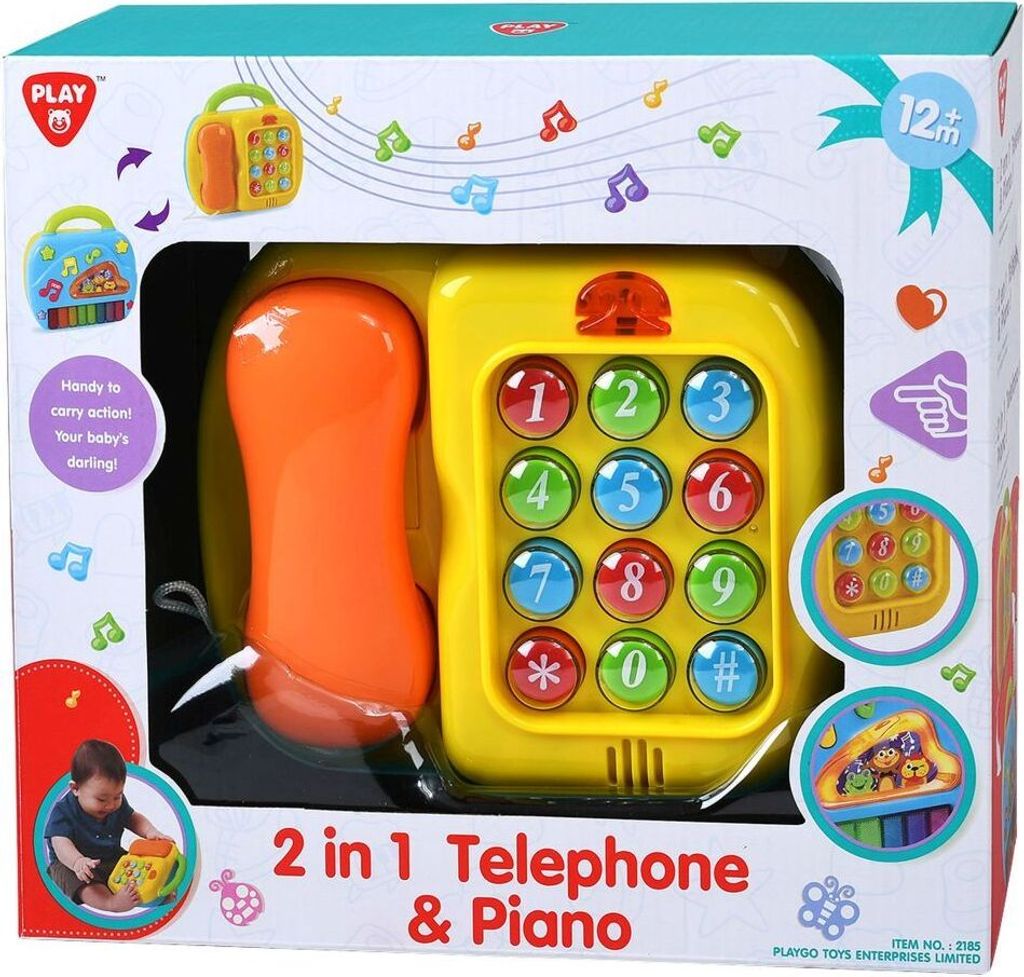2 v 1 Telefon a piano - baterie Obrázek produktu 