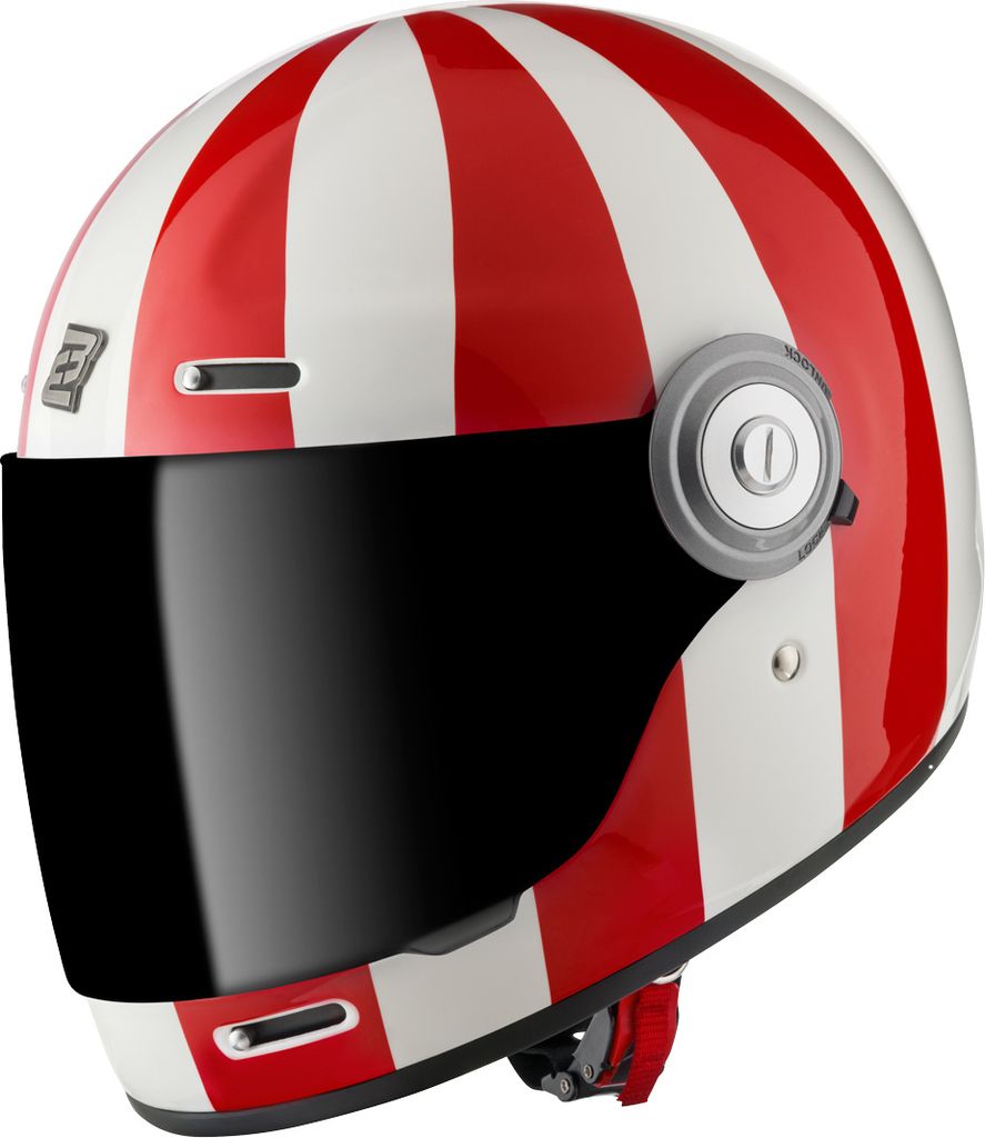Bogotto V135 T-R3 Helm, rot/weiß, L