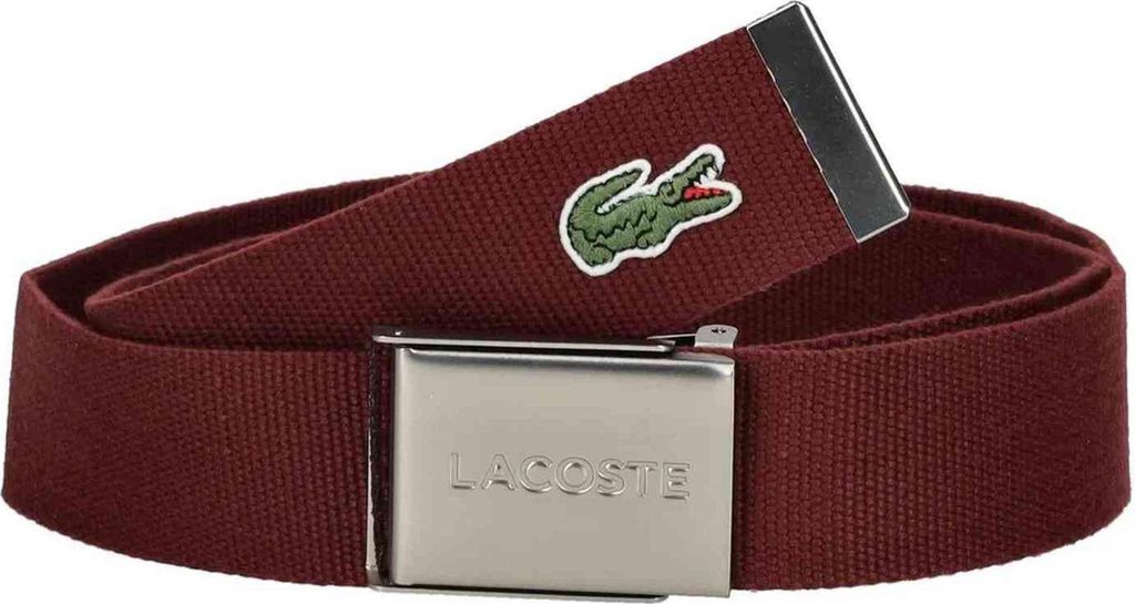 LACOSTE cintura Casual Woven Strap W100 Summer / Fluorine Immagine del prodotto 