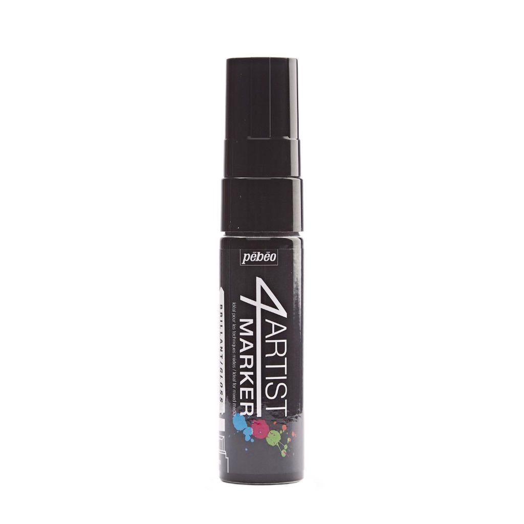 Pebeo 4Artist Ölfarbenmarker, 14 mm, flach, schwarz