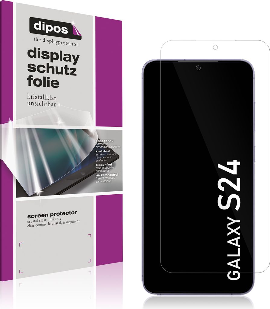 4x folia ochronna do Samsung Galaxy S24 przezroczysta folia Zdjęcie produktu 1