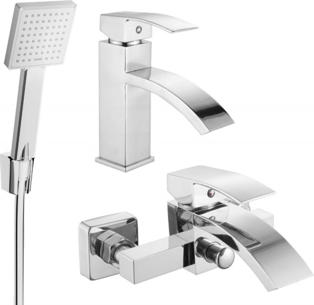 Mexen Libra R45 Badewannenset, Chrom - 745103R45-00