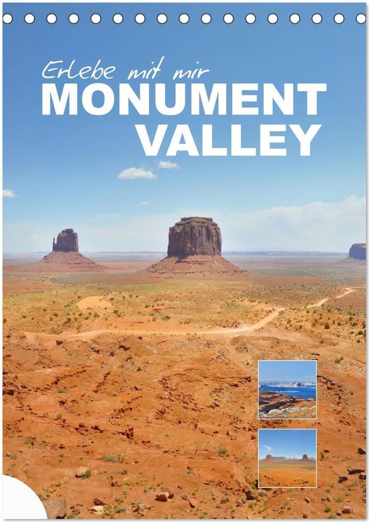 Erlebe mit mir das Monument Valley (Tischkalender 2026 DIN A5 hoch), CALVENDO Monatskalender