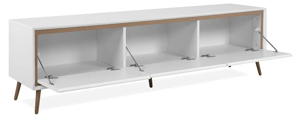 Meuble TV 3 Abattants L175 cm ARONA par CALICOSY - Design Industriel - 4